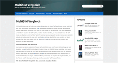 Desktop Screenshot of multisim-vergleich.com